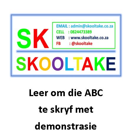 Leer om die ABC te skryf met demonstrasie